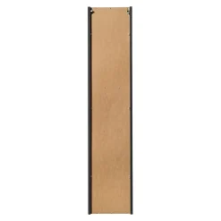 Colonne de salle de bain VANO 2 portes et 1 niche Noir mat L30 x P25 x H140 cm Meuble suspendu