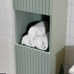 Colonne de salle de bain - 30 x 140 cm - 2 portes - ROSEAU