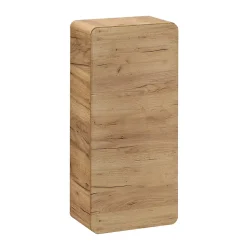 Colonne de salle de bain ERBANO Chene clair 35x75 cm 1 porte Style contemporain