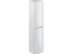 Colonne de salle de bain NELI 2 portes 140x30x27 cm blanc T-BATH