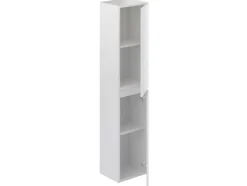 Colonne de salle de bain NELI 2 portes 140x30x27 cm blanc T-BATH