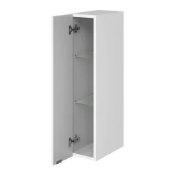 Colonne de salle de bains suspendue faible largeur blanc brillant l.20 x H.90 x P.36 cm, GoodHome Imandra