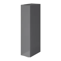 Colonne de salle de bains suspendue faible largeur gris brillant l.20 x H.90 x P.36 cm, GoodHome Imandra