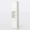 Colonne de salle de bains GoodHome Ladoga blanc L. 40 x H. 190 x P. 36 cm