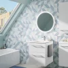 Colonne de salle de bains H.65 cm blanc Selva Geberit