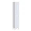 Colonne de salle de bains l.30 x H.176 x P.32 cm 2 portes blanc mat, Otto