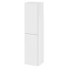 Colonne de salle de bains blanc mat 2 portes l.40 x H.160 x P.36 cm Levanna