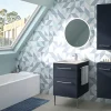 Colonne de salle de bains H.65 cm bleu Selva Geberit