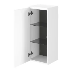 Colonne de salle de bains l.35 x H.80 x P.30 cm blanc mat Kentia