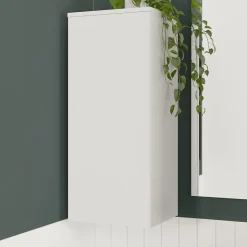 Colonne de salle de bains l.35 x H.80 x P.30 cm blanc mat Kentia