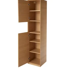 Colonne de salle de bains GoodHome Avela placage chêne L.40 x H.170 cm x P.36