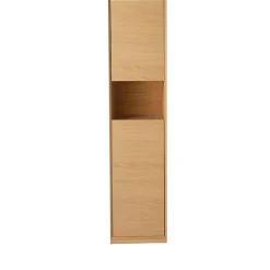 Colonne de salle de bains GoodHome Avela placage chêne L.40 x H.170 cm x P.36
