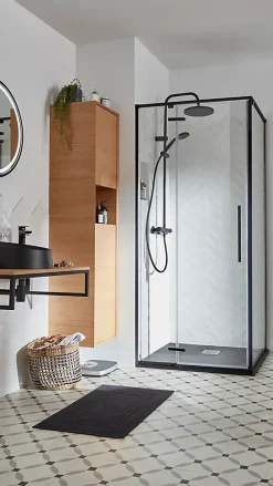 Colonne de salle de bains GoodHome Avela placage chêne L.40 x H.170 cm x P.36