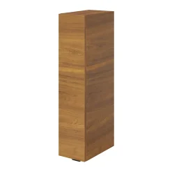 Colonne de salle de bains suspendue faible largeur effet noyer l.20 x H.90 x P.36 cm, GoodHome Imandra