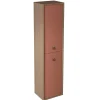 Colonne de salle de bains suspendue terracotta mat l.39 x H.160 x P.31 cm, 2 portes ouverture à droite, Decotec Havana