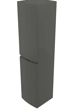 Colonne de salle de bains gris anthracite Vague 40 cm