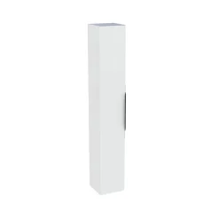 Colonne de salle de bains suspendue 1 porte blanc brillant l.30 cm x H.183 x P.30 cm, Pamili