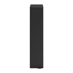 Colonne de salle de bains suspendue faible largeur noir mat l.20 x H.90 x P.36 cm, GoodHome Imandra