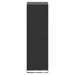Colonne de salle de bains suspendue avec porte-serviettes noir mat l.36 x H.115 x P.30 cm, GoodHome Maza