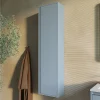 Colonne Multifonction Suspendue H140 Porte Réversible Céleste Mat - Monaco