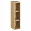 Colonne murale ouverte pour salle de bains DALIA chêne cremona 20 x 80 cm