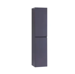 COLONNE salle de bain Armoire de rangement APOLLO LAQUE GRIS GRIS KIT