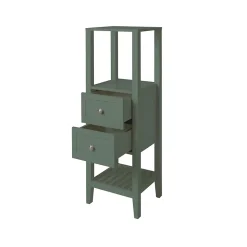 Colonne salle de bains à poser l.40 x H.120 x P.36 cm vert, GoodHome Perma