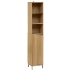 Colonne Tasso 1 porte effet bois naturel - Beige- 5five