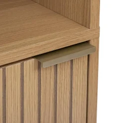 Colonne Tasso 1 porte effet bois naturel - Beige- 5five
