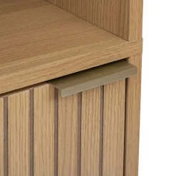 Colonne Tasso 1 porte effet bois naturel - Beige- 5five