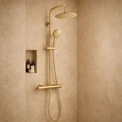 Colonne thermostatique, doré, Essebagno Essegoia II