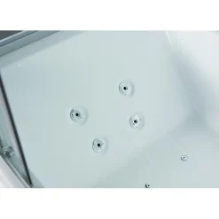 Combi Balneo douche Hammam CBH PUR WHITE Archipel 179x97 - DROITE