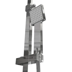 Combiné de douche et douchette SQUARE - Chromé