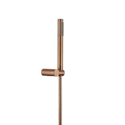 Combiné support de douche cuivre brossé 3 pièces Essebagno Luisa
