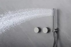 Composition de douche SC64 en laiton gun black collection Permesse
