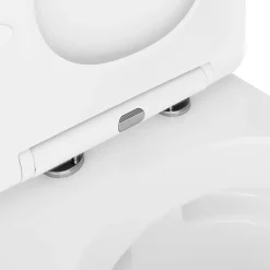 Cuvette WC suspendu en céramique, l.36 x H.35,5 x P.50 cm, blanc, GoodHome Levanna