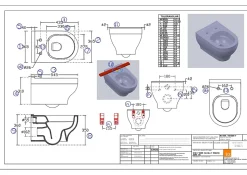 Cuvette WC suspendu sans bride Cavally GoodHome
