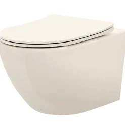Cuvette Wc Suspendue Rea Carlo Mini Rimless Ecru