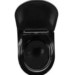 Cuvette WC suspendue REA Carlo Mini Flat Gold/Black