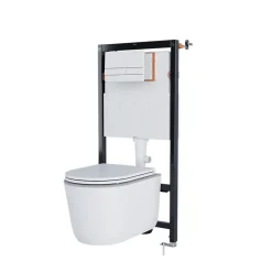 Cuvette WC suspendue sans bride, effet Vortex, GoodHome Luvia