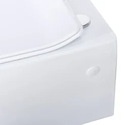 Cuvette WC suspendue sans bride, effet Vortex, GoodHome Fuerte