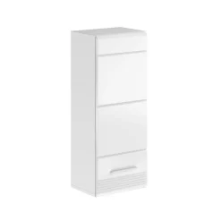 Demi colonne de salle de bain Blanc laqué KLEANKIN