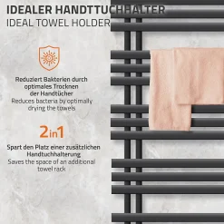 Design Radiateur sèche-serviettes Iron EM Electric 1200W