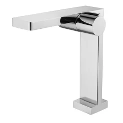 Design Robinet de lavabo - Robinet de Salle de bain NT3220C - Bec haut - Robinet chromé