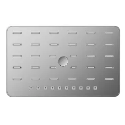 Douche de tête en ABS NT200 - 32x20cm - 3 types de jets différents