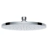 Douche de tête ronde en ABS - D2250 - fonction autonettoyante - 22,50cm - couleur noir mat ou chromé Chrome