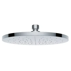 Douche de tête ronde en ABS - D2250 - fonction autonettoyante - 22,50cm - couleur noir mat ou chromé Chrome