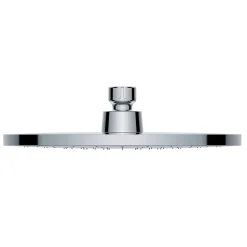 Douche de tête ronde en ABS - D2250 - fonction autonettoyante - 22,50cm - couleur noir mat ou chromé Chrome
