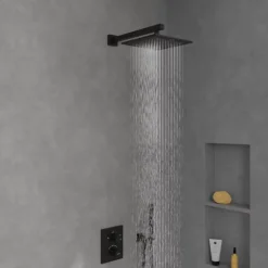 Douche de tête VILLEROY ET BOCH Universal rectangle Noir mat
