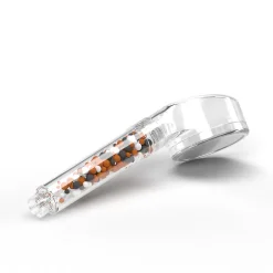 Douchette 1 jet avec billes Mineral Shower diam. 8 cm